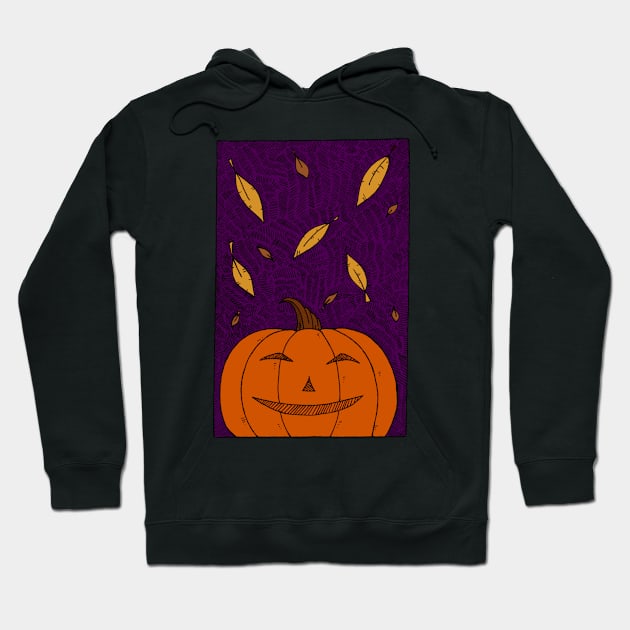 Tranquil Jack'o'Lantern Hoodie by TaliDe